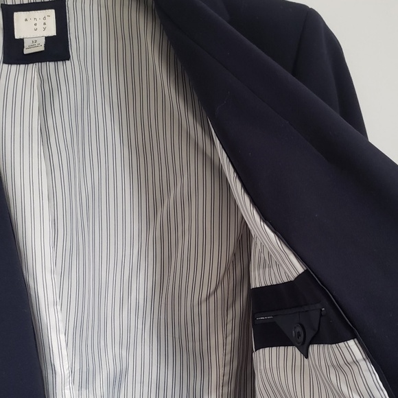 Fitted Navy Jacket - Picture 2 of 2